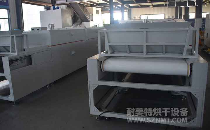 氮化鋁造粒粉材料隧道式烘干爐